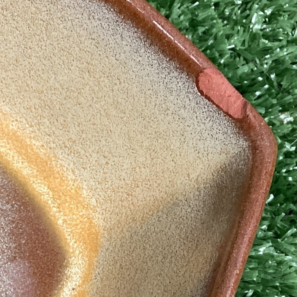 Vintage Frankoma Pottery Serving Dish Platter Desert Gold 94Q - Picture 15 of 15